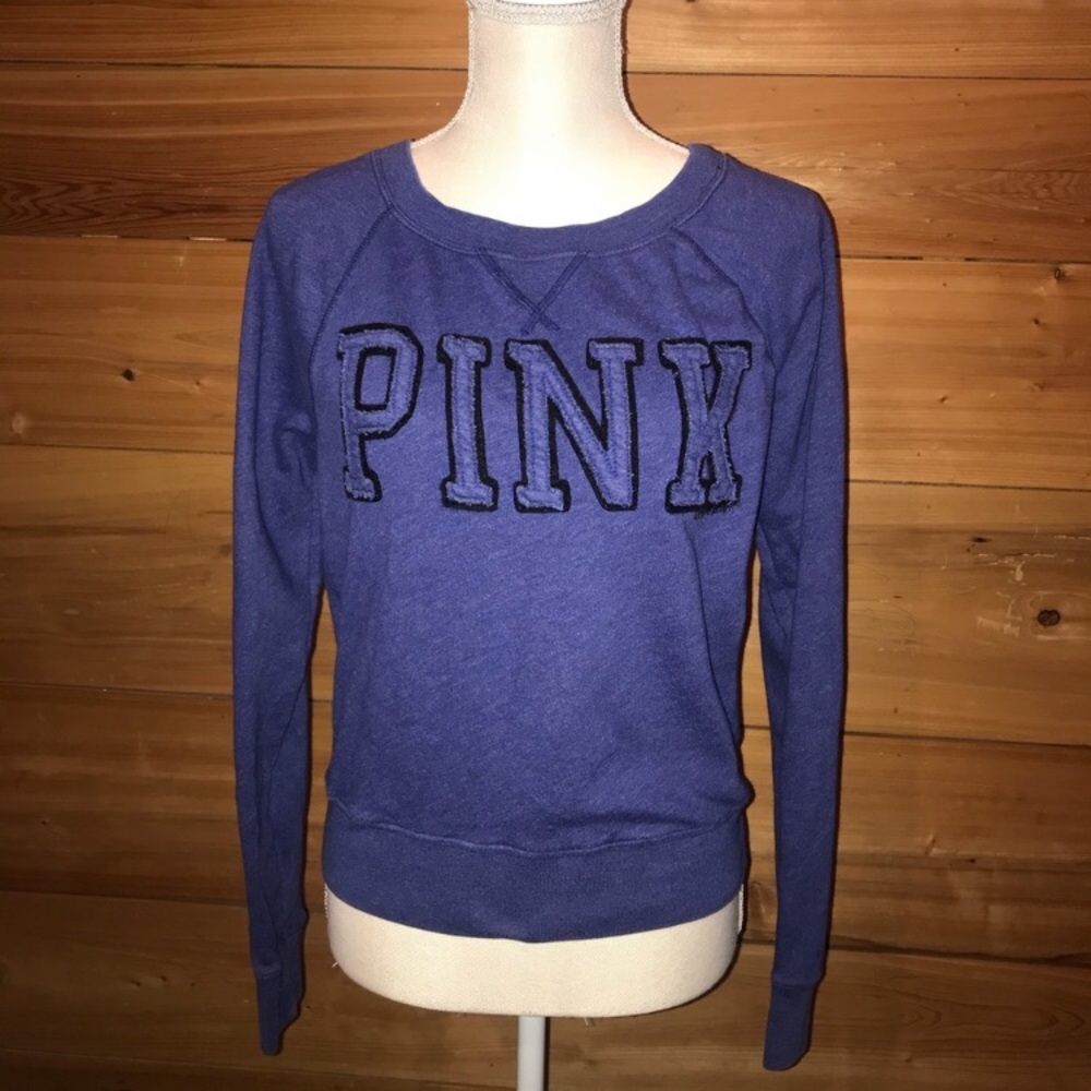 Pink Victoria’s Secret sweatshirt